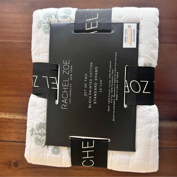 🎉LAST PIECE 🎉RACHEL ZOE Block Print Stitch Quilt Set - Picture 9 of 10